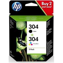 HP 3JB05AE (304) SIYAH/UC RENKLI 2LI PAKET MUREKKEP KARTUSU