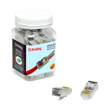 FRISBY FNW-RJ4532N 100 LU PAKET CAT6 RJ45 YENI NESIL METAL KONNEKTOR