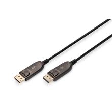 AK-340107-150-S DIGITUS DisplayPort AOC Connection Cable M/M, 15 m, UHD 8K, 8K@60Hz, DP 1.4, gold, bl