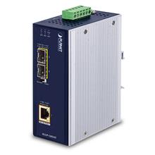 PL-IGUP-1205AT Endüstriyel 2-Port 100/1000X SFP <-> 1-Port 10/100/1000T 802.3bt PoE++ Media Converter<br>
Industrial 2-Port 100/1000X SFP to 1-Port 10/100/1000T 802.3bt PoE++ Media Converter