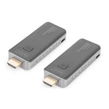 DS-55318 Digitus Kablosuz HDMI Sinyal Uzatma Seti, 50 metre, Verici (Transmitter) ve Alıcı (Receiver) Ünite dahil<br>
Digitus Wireless HDMI Extender Set, 50 m, Dongle