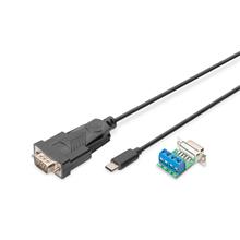 DA-70168 DIGITUS USB-C™ Serial Adapter, USB-C™ - RS485 (USB Typ-C to RS485 Converter cabel 1m cable length, FTDI chipset )