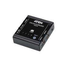 ATEN-VS381B 3-Port True 4K HDMI Switch, uzaktan kumanda ürünle birlikte gelmektedir