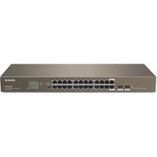 Tenda TEG1024F 24-Port Gigabit Unmanaged Switch with 2 SFP Slots - TEG1024F