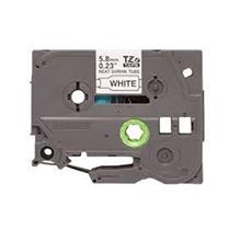 Brother P-Touch HSE-231 12 mm Beyaz Üzerıne Sıyah  Isı ile Daralan Laminasyonlu Etiket