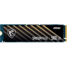 MSI 500GB SPATIUM M450 PCIe 4.0 NVMe M.2 500GB M2 SSD 3600-2300MB/s