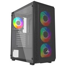 GameBooster GB-G1956BB USB3.0 Mesh Panel Siyah kasa (PSU Yok) PS195-6 Black