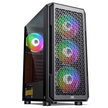 PowerBoost PB-P3385B 650w 80+ Bronze USB 3.0 Mesh Fixed Fanlı Gaming Siyah Kasa 338 Black)