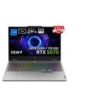 Lenovo LOQ 83JE00EWTR Intel Core i7 13650HX 24GB 1TB SSD RTX5070 Freedos 15.6