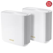 ASUS ZenWiFi BT8(W-2-PK) / BULK BE14000 WiFi7 Tri-Band Kablosuz Mesh Sistemi (Beyaz İkili Paket)