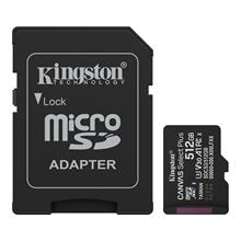 Kingston SDCS3/512GB 512GB MicroSDXC Canvas Select Plus Gen3 150MB/s A1 Card + Adapter