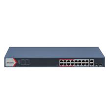 Hikvision DS-3E1318P-EI 16Port 10/100 2xGBit Combo Yönetilebilir PoE 230W Switc