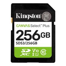 Kingston SDS3/256GB 256GB SDXC Canvas Select Plus Gen3 150MB-s C10 UHS-I U1 V10 Hafıza Kartı
