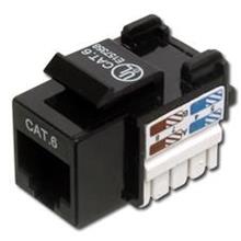 DN-93601 Digitus CAT.6 Keystone Jack, Zırhsız (Unshielded), RJ45, Siyah Renk, LSA