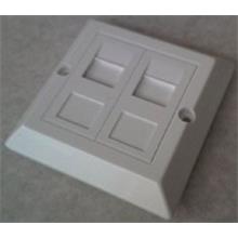 AT-AG 303-WH-A-DS 80x80 Priz Çerçevesi (Face Plate) 2'li
