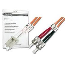 DK-2631-02 Digitus LC-ST Fiber Optik Patch Kablo, 2 metre, Multimode, Duplex, 62.5/125   