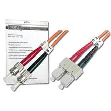 DK-2612-01 Digitus ST-SC Fiber Optik Patch Kablo, 1 metre, Multimode, Duplex, 62.5/125   