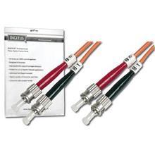DK-2611-01 Digitus ST-ST Fiber Optik Patch Kablo, 1 metre, Multimode, Duplex, 62.5/125  