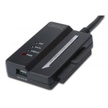 DA-70325 Digitus USB 3.0 <-> IDE ve Serial ATA I (SATA I) Adaptörü, Güç Adaptörlü