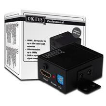 DS-55901 Digitus Hdmi Sinyal Tekrarlayıcısı (Hdmi Repeater), Çözünürlük: 1080p, Bantgenişliği: 2.25Gbps/225MHz, Kabine Monte Edilebilir, 40 metre