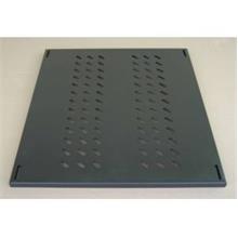 Lande LN-RAF-SBT-D100-BL-UNV Sabit Raf, 19¨ 1U Metal Tutuculu, 4 noktadan baglantılı, Fiziki Raf Derinliği:770mm D=1000mm kabinetler içindir, Yük Kapasitesi 50 kg_ Universal Model, Her Marka Kabinete Uyumlu