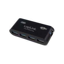 LogiLink UA0170 4 Port USB 3.0 SuperSpeed Hub, Siyah