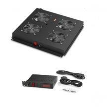 Lande LN-FAN-THD-4FFS-BL 4 lü Fan Modülü Dijital Termostat switch Dikili tip Sınıfı için