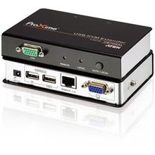 ATEN-CE700A VGA KVM (Keyboard/Video Monitor/Mouse) Mesafe Uzatma Cihazı, 150 metre, USB Konsol, ESD ve gerilimdeki ani yükselmelere karşı korumalı<br>
USB VGA Cat 5 KVM Extender (1280 x 1024@150m)