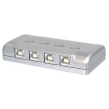 DA-70136 Digitus USB Sharing Switch, USB 2.0, 4 PC, 1 USB Cihaz