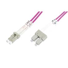 BC-FO-5LCSC-02/4 Beek SC-LC Fiber Optik Patch Kablo, 2 metre, Multimode, 3.0mm, Duplex, 50/125, OM4, LSZH