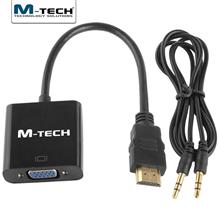 M-Tech Mhvc0052 Hdmi - Vga Çevirici, Ses Destekli, 1080P