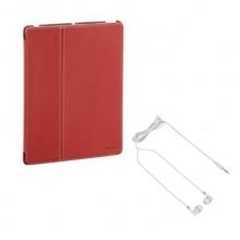 Targus The Premium Click-In Kulaklık Hediyeli Sert Ipad 2/Ipad 3/Ipad 4. Nesil Kılıf Ve Standı (Kırmızı)