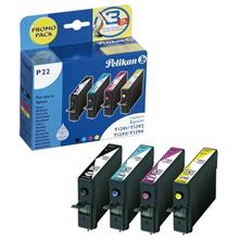 PELİKAN EPSON T1295 İLE UYUMLU KARTUŞ 4¨LÜ SET ( SİYAH-MAVİ-KIRMIZI-SARI )