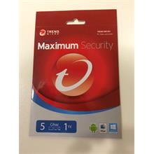 TREND MICRO MAXIMUM SECURITY 5 KULL 1 YIL