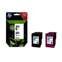Hp N9J72Ae (301) Sıyah/Uc Renklı 2 Lı Paket Murekkep Kartusları 190/165 Sayfa