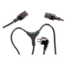 AK-440401-017-S Y Güç Kaynağı Kablosu, Schuko Erkek - 2x C13 Dişi, 1.7 metre (Mains splitter cable, Schuko Plug - 2x C13 Jack, 1.7 metre, H05VV-F3G 1.0qmm/0.75)
