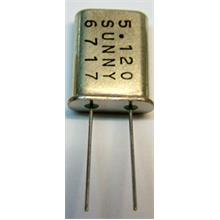 QM005.12 KRISTAL, 5,12 MHz HC-18/U
