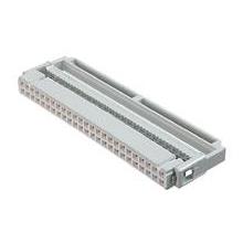 AWP 20-7240-T IDC-Socket 2.54 mm, no S/R, grey, Sel. Gold, 20-Poles