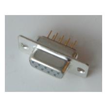 A-DF 09 PP/Z D-SUB, 09-uç, Düz PCB için