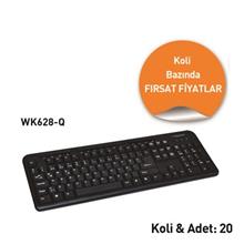 Classone Wk628-U Q Multimedya Ultra Slim Klavye  ,Siyah-1 Koli
