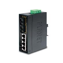 PL-ISW-621TS15 Endüstriyel Tip Yönetilemeyen Ethernet Switch (Industrial Unmanaged Ethernet Switch)<br>
4-Port 10/100Base-TX <br>
2-Port 100Base-FX Single-mode SC 15 km<br>
IP30, 40~75 Derece C