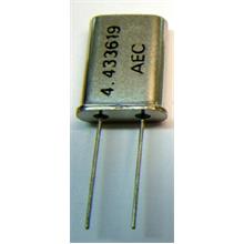 QM004.433618 KRISTAL, 4,433618 MHz HC-18/U