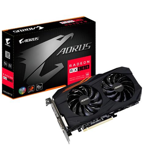 Gigabyte Rx 580 Aorus 8Gb Ddr5 256 Bit  Rgb Led Amd Radeon Ekran Kartı