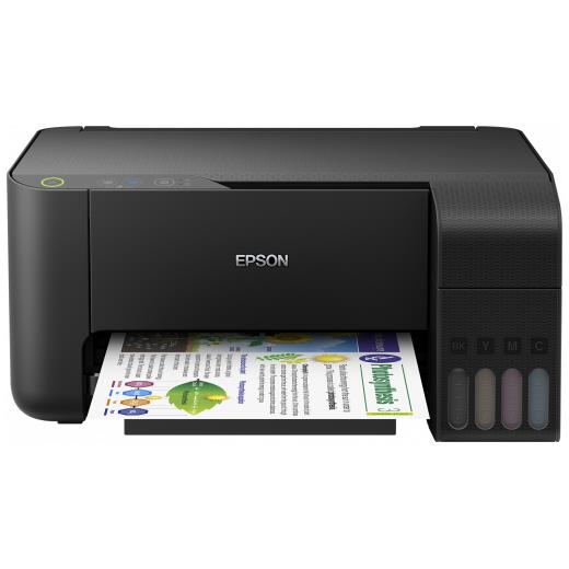 Epson L3110 Yazıcı-Tarayıcı-Fotokopi Renkli Mürekkep Tanklı Yazıcı