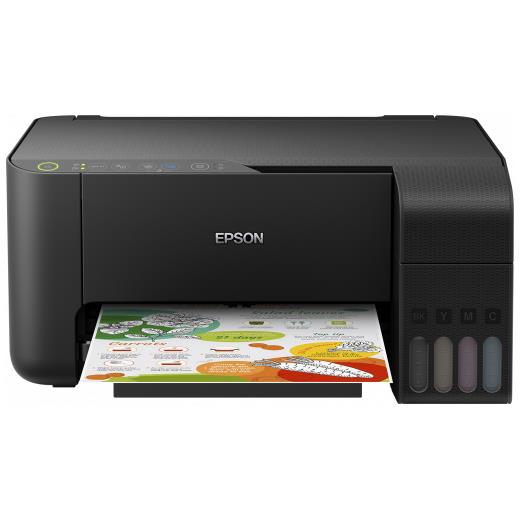 EPSON A4 Renkli L3150 Inkjet Yazıcı Tarayıcı Fotokopi 10/5sayfa USB 2.0,Kablosuz Tanklı