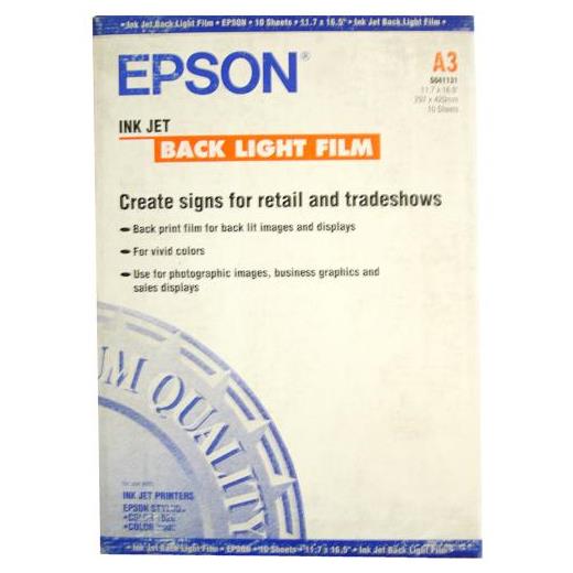 Epson S041131 Inkjet Back Lıght Fılm A3 10 Ad