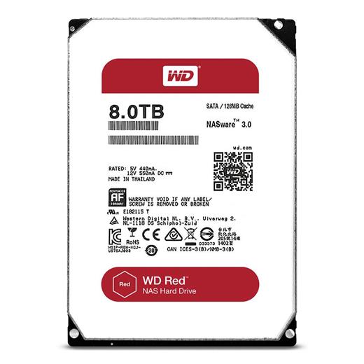Wd 8Tb Red 5400 Rpm 256Mb Wd80Efax 3,5