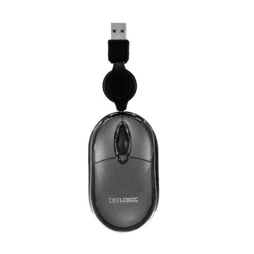 Trilogic M11U Gri Makaralı Usb Mouse
