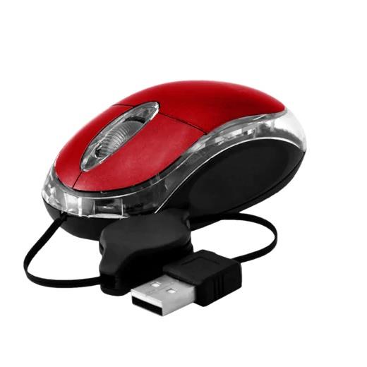 Trilogic M11U Kırmızı Makaralı Usb Mouse