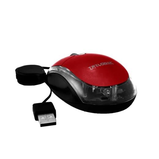 Trilogic M11U Kırmızı Makaralı Usb Mouse